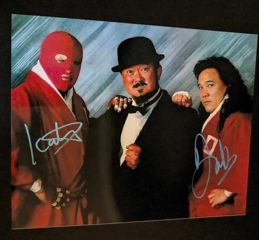 Orient Express (Kato & Pat Tanaka) Pose 2 Dual Signed Photo COA