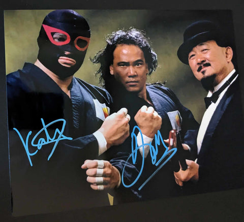 Orient Express (Kato & Pat Tanaka) Pose 1 Dual Signed Photo COA – The ...