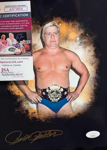 Pat Patterson Pose 1 Signed Photo JSA COA