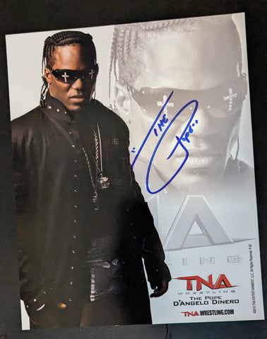The Pope D'Angelo Dinero Pose 1 Signed Official TNA Promo