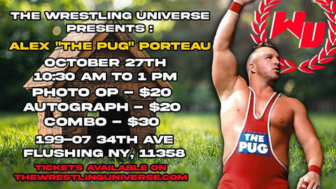 In-Store Meet & Greet with Alex "The Pug" Porteau Sun Oct 27th 10:30AM-1PM