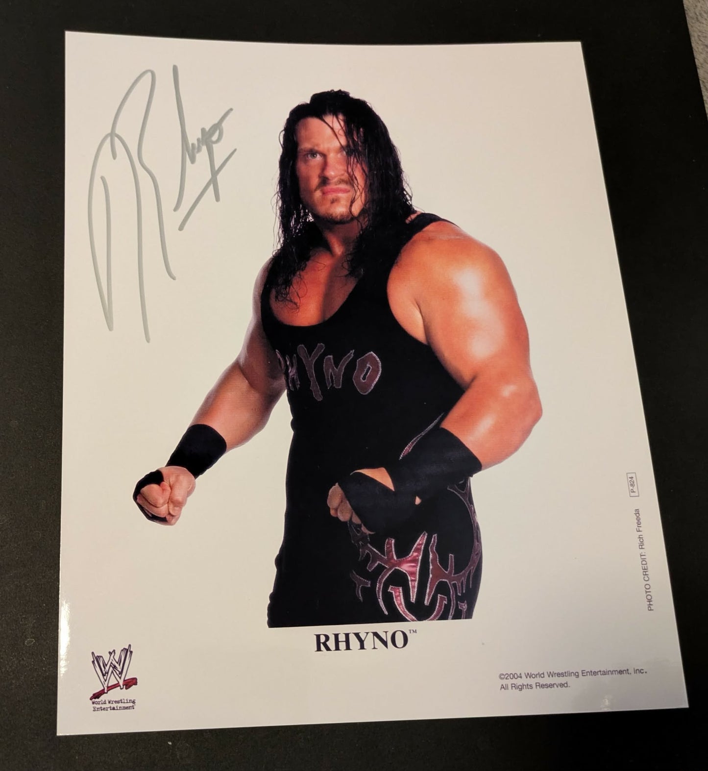 Rhino (Rhyno) Signed Photo Pose 1 COA