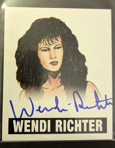 Wendi Richter Leaf Original Wrestling 2012 Signed Card