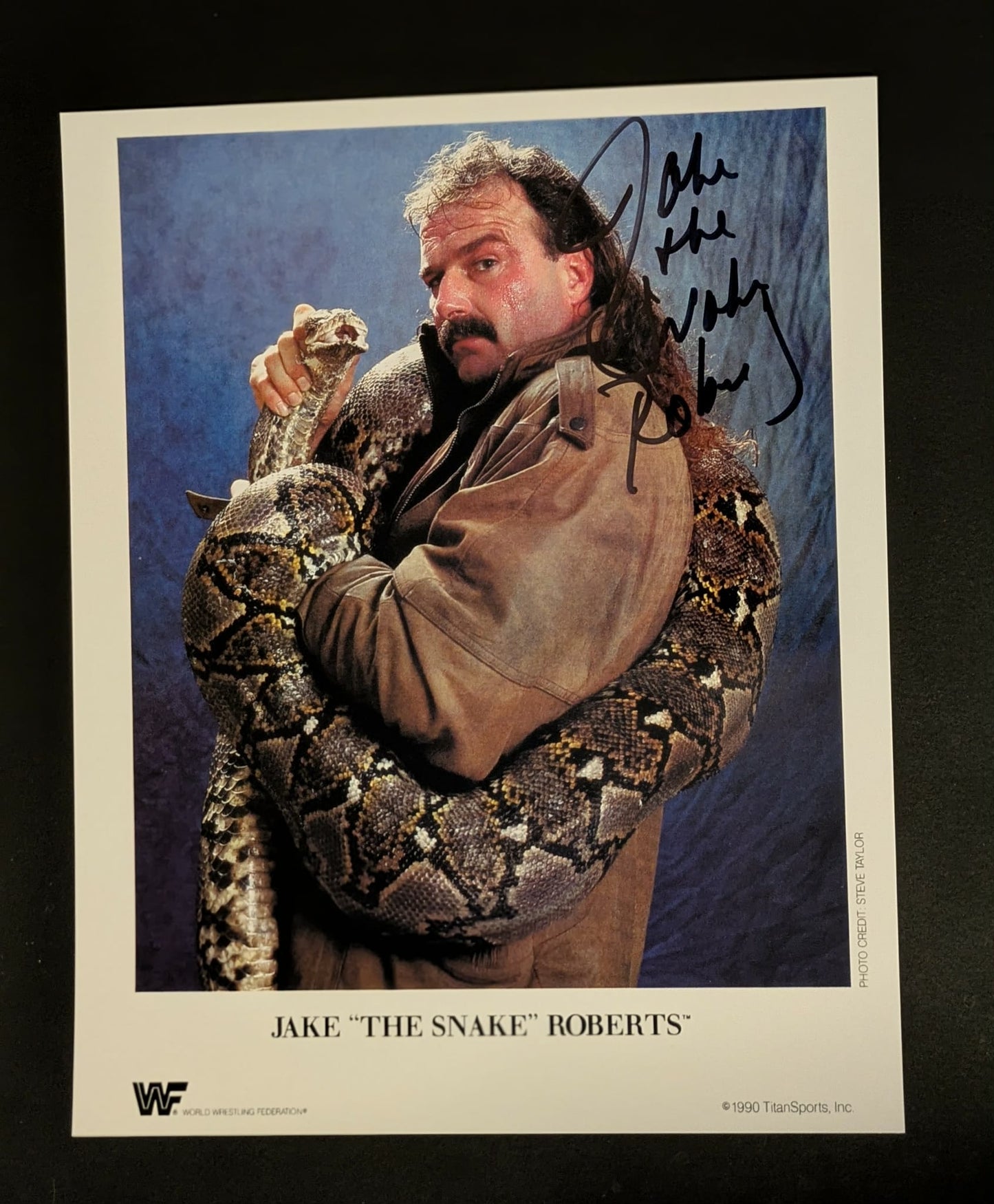 Holiday Special - Jake "The Snake" Roberts Signed Photo COA