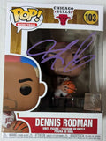 Dennis Rodman Signed WWE Funko Pop #103 JSA COA