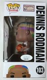 Dennis Rodman Signed WWE Funko Pop #103 JSA COA