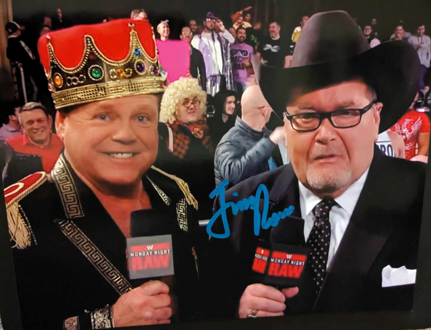 Jim Ross Signed Photo Pose 1 COA