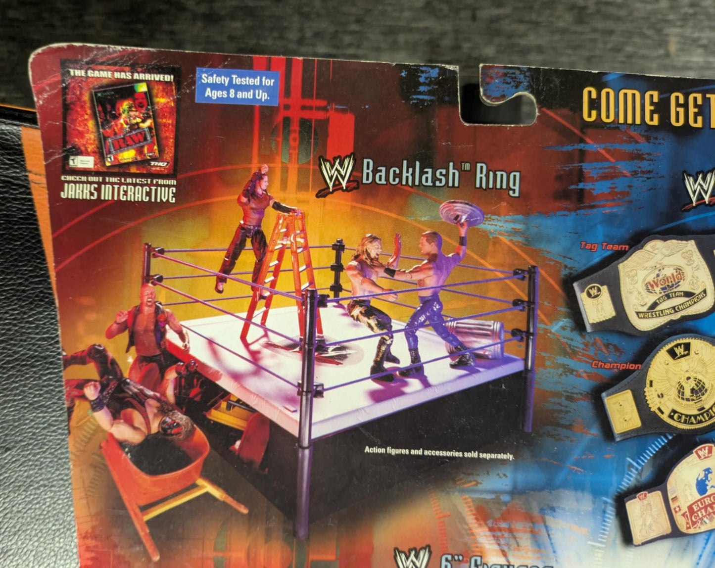 Rob Van Dam vs Test Signed WWE RINGSIDE RIVALS JAKKS 2-PACK Figure COA