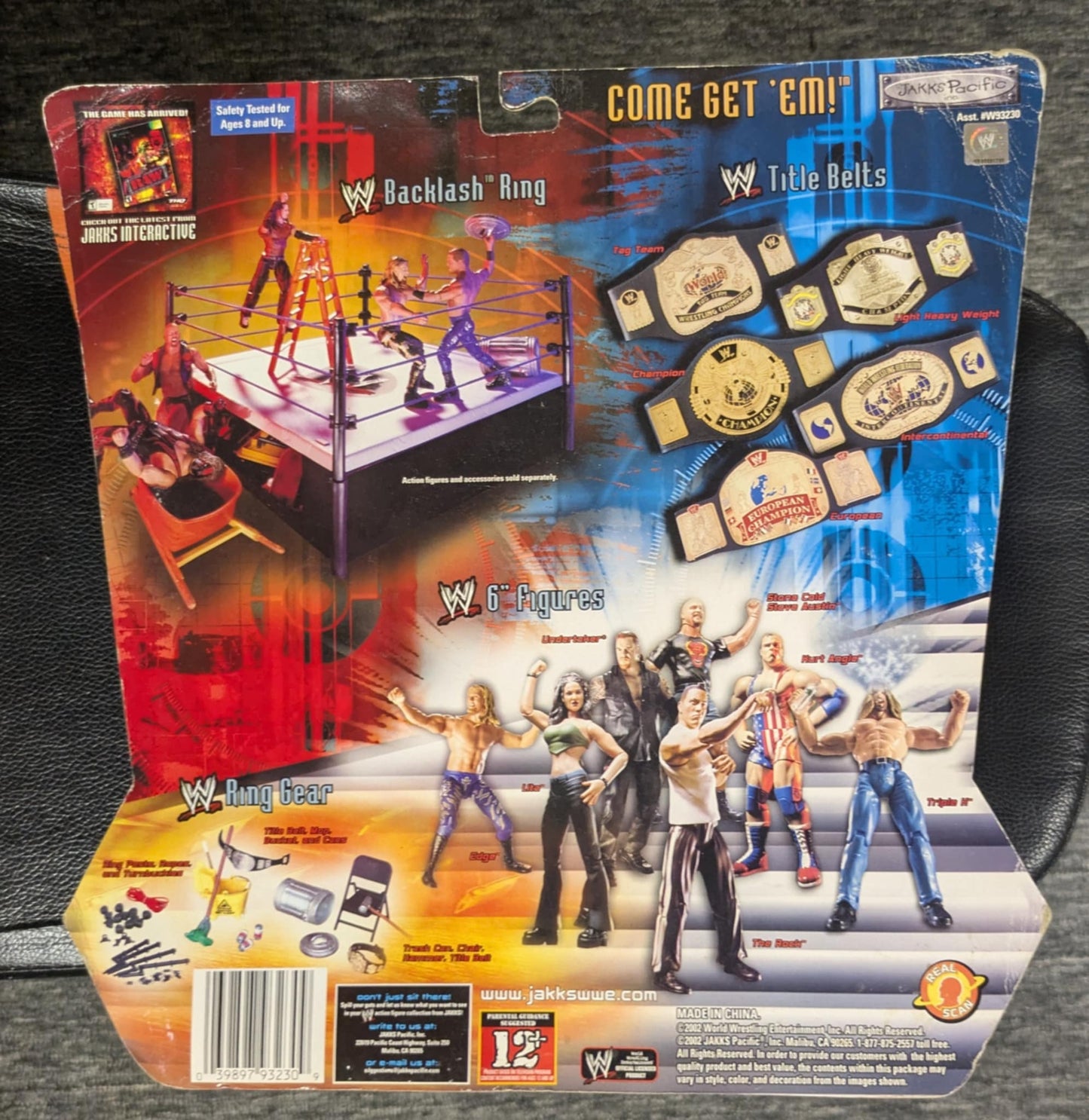 Rob Van Dam vs Test Signed WWE RINGSIDE RIVALS JAKKS 2-PACK Figure COA