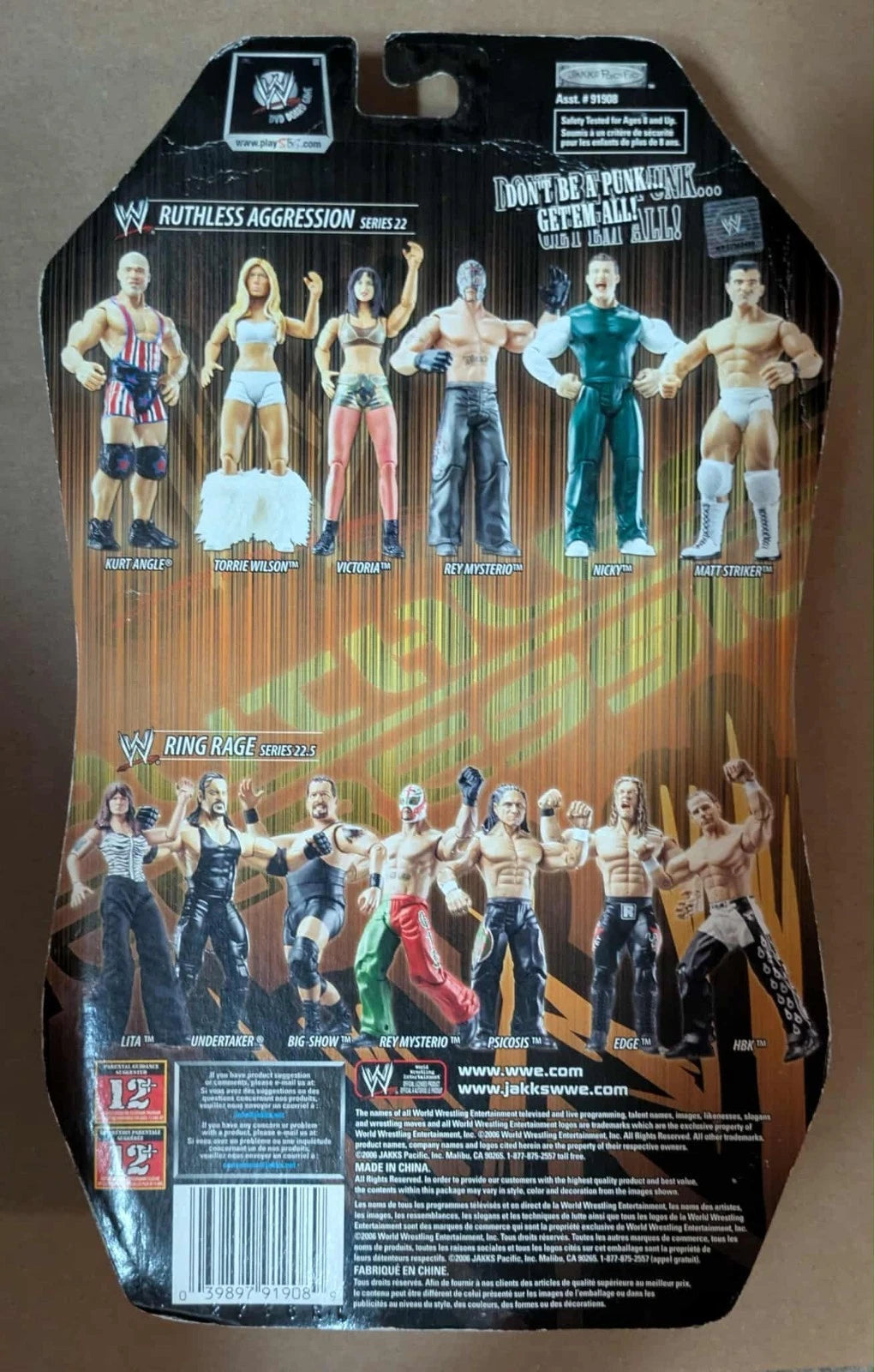 2006 Jakks WWE Ruthless Aggression NICKY Series 22 Action Figure