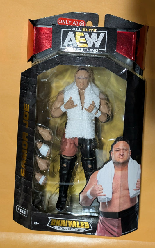 Holiday Special - AEW Unrivaled Collection SAMOA JOE #133 Target Exclusive Jazwares Action Figure