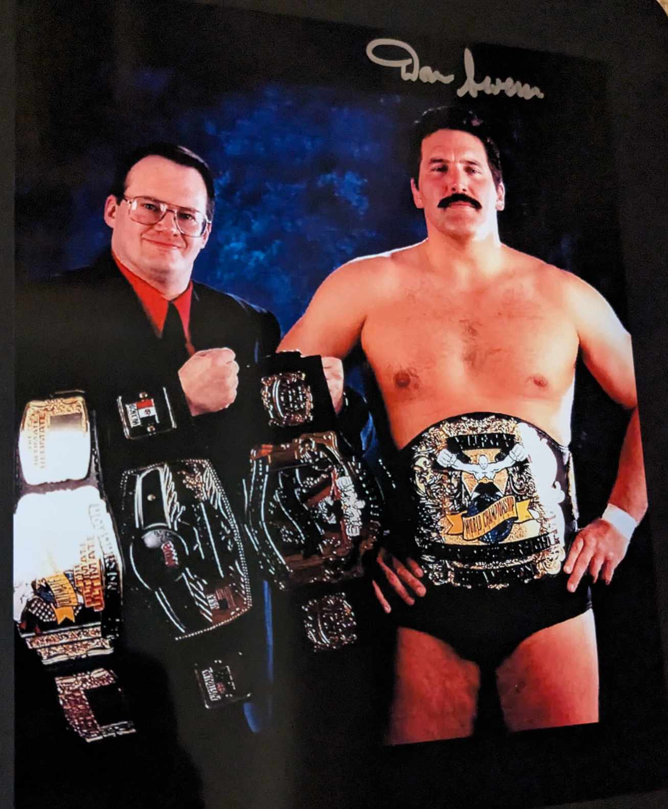 Dan “The Beast” Severn Pose 3 Signed Photo COA
