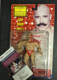 The Iron Sheik Signed Legends Of Wrestling Figure JSA COA