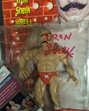 The Iron Sheik Signed Legends Of Wrestling Figure JSA COA