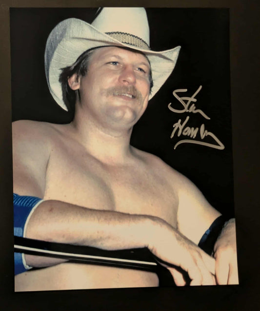 Stan Hansen Pose 3 Signed Photo COA