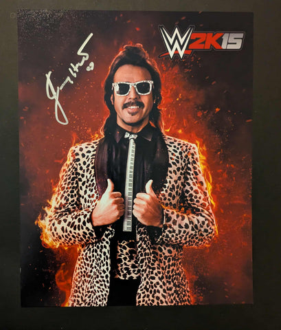 Jimmy Hart Pose 2 Signed Photo COA