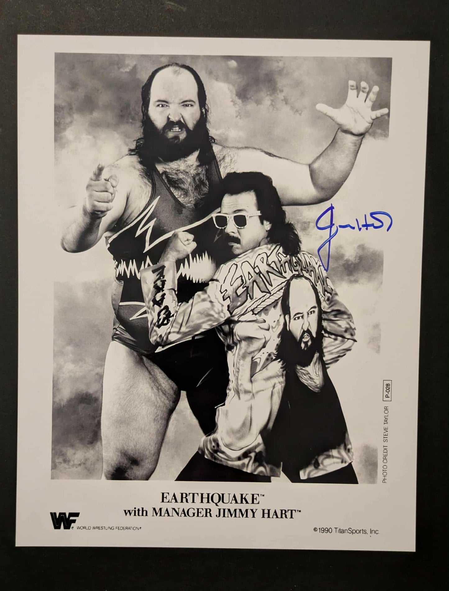 Jimmy Hart Pose 4 Signed Photo COA