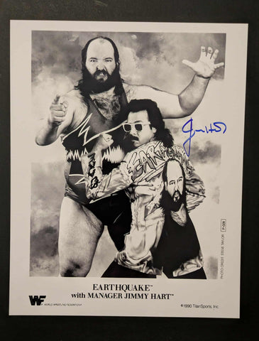 Jimmy Hart Pose 4 Signed Photo COA