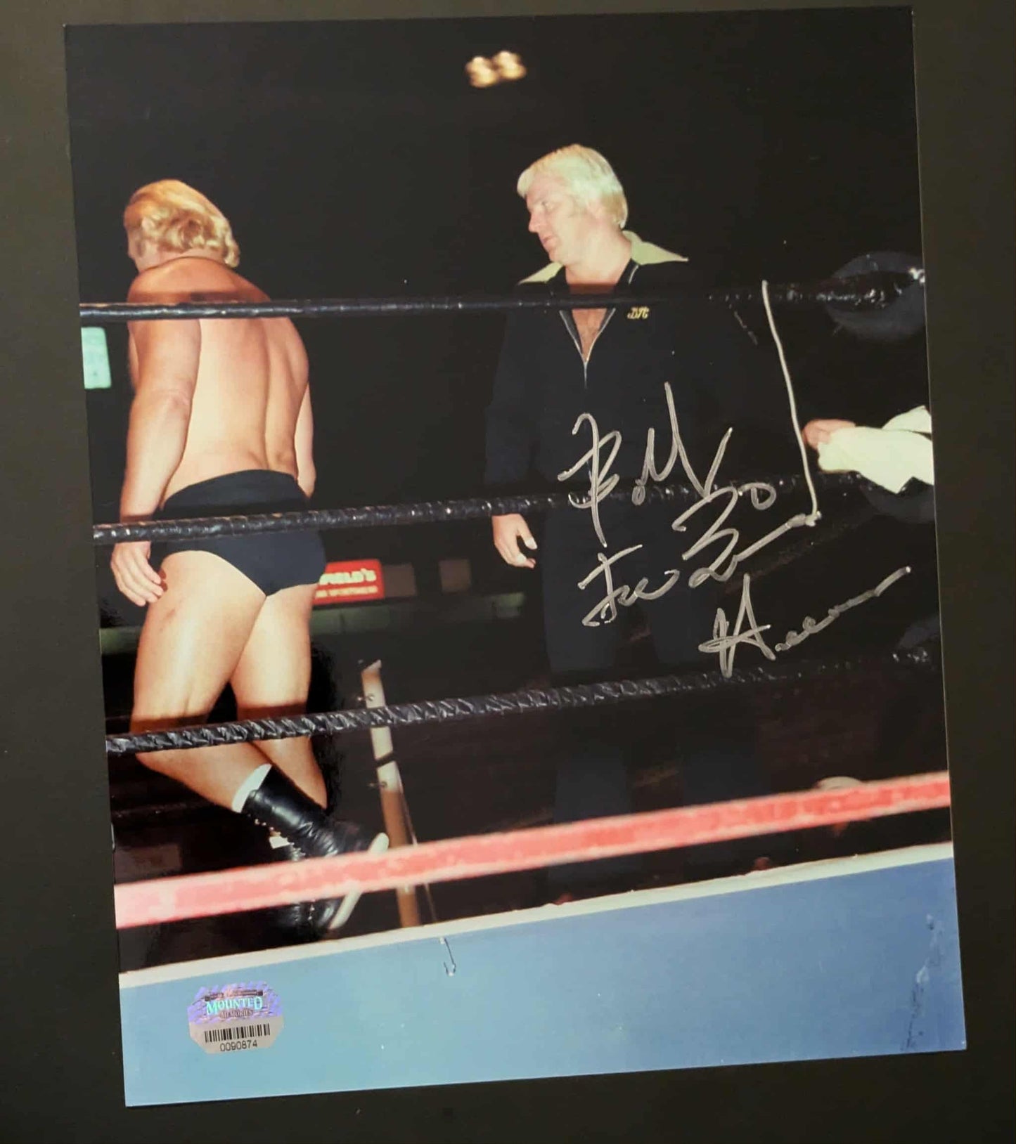 Bobby Heenan Signed Photo COA