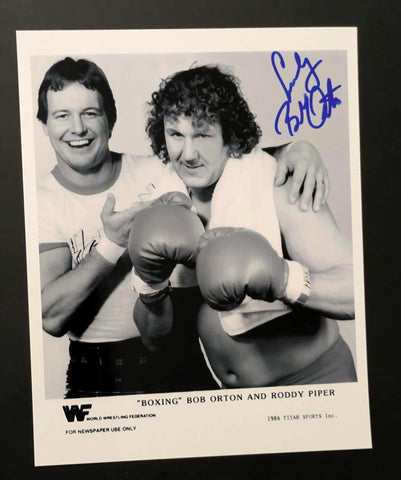 Cowboy Bob Orton Pose 3 Signed Classic Photo COA