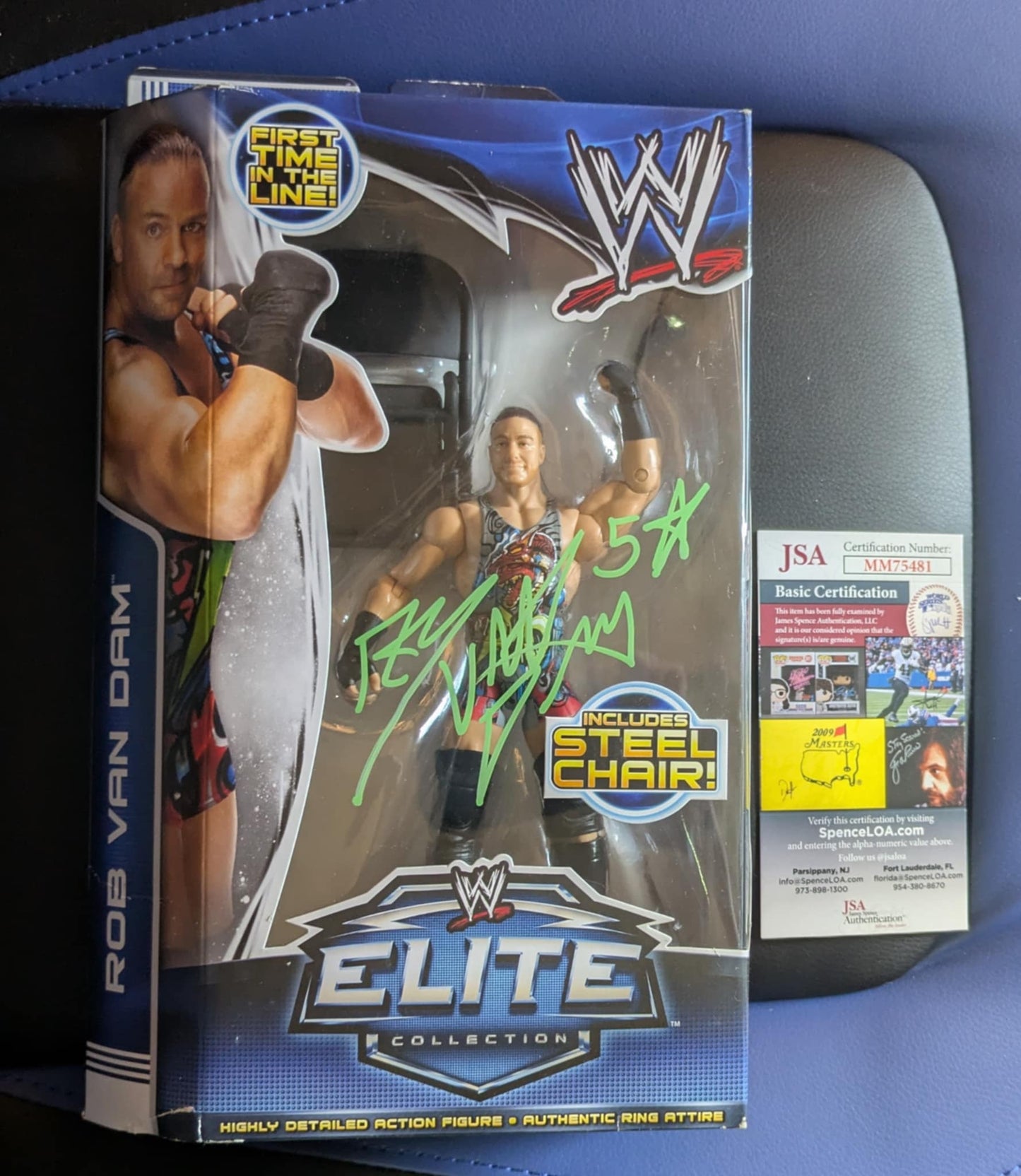 Rob Van Dam RVD WWE Elite Collection Series 27 Signed Figure JSA COA