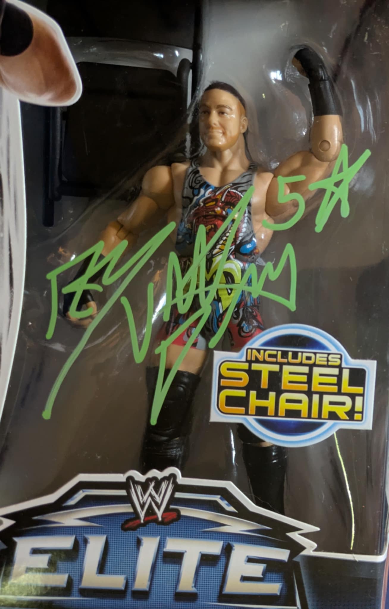 Rob Van Dam RVD WWE Elite Collection Series 27 Signed Figure JSA COA