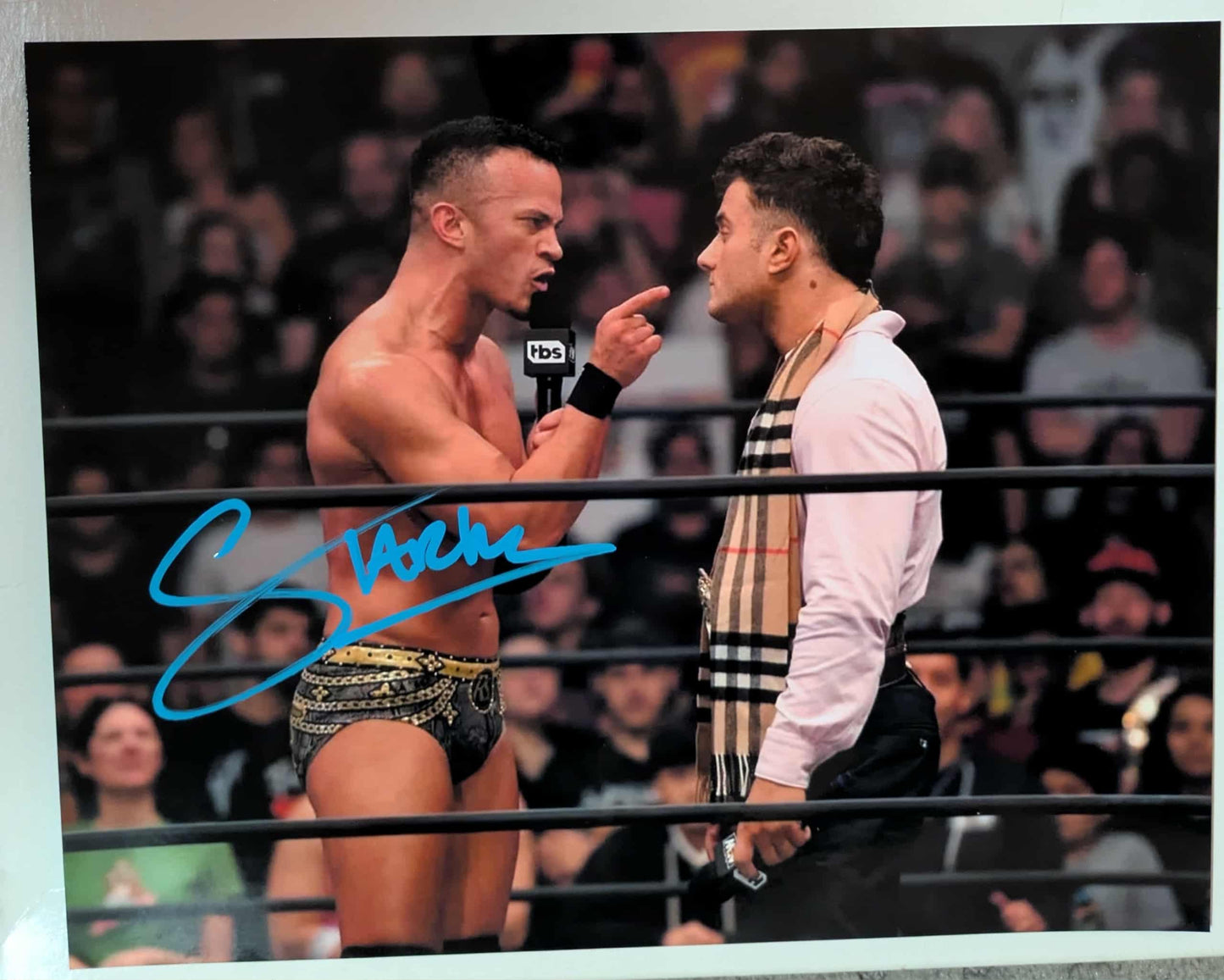 Ricky Starks Pose 3 Signed Photo COA