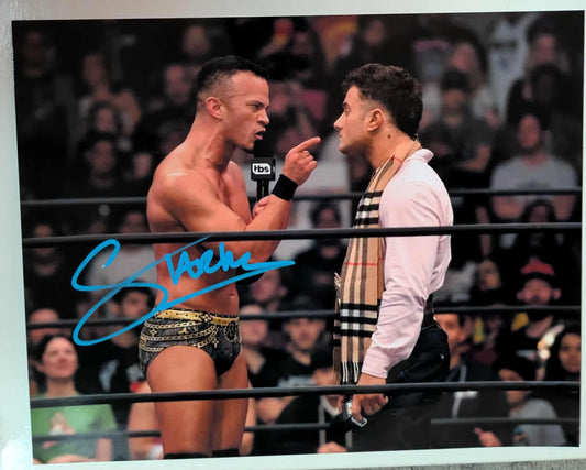 Ricky Starks Pose 3 Signed Photo COA