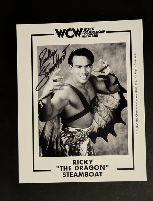 Holiday Special - Ricky "The Dragon" Steamboat Signed Photo COA