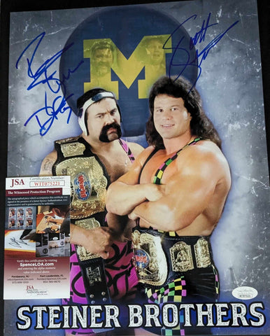 Steiner Brothers Rick Scott Signed 11x14 Photo JSA COA