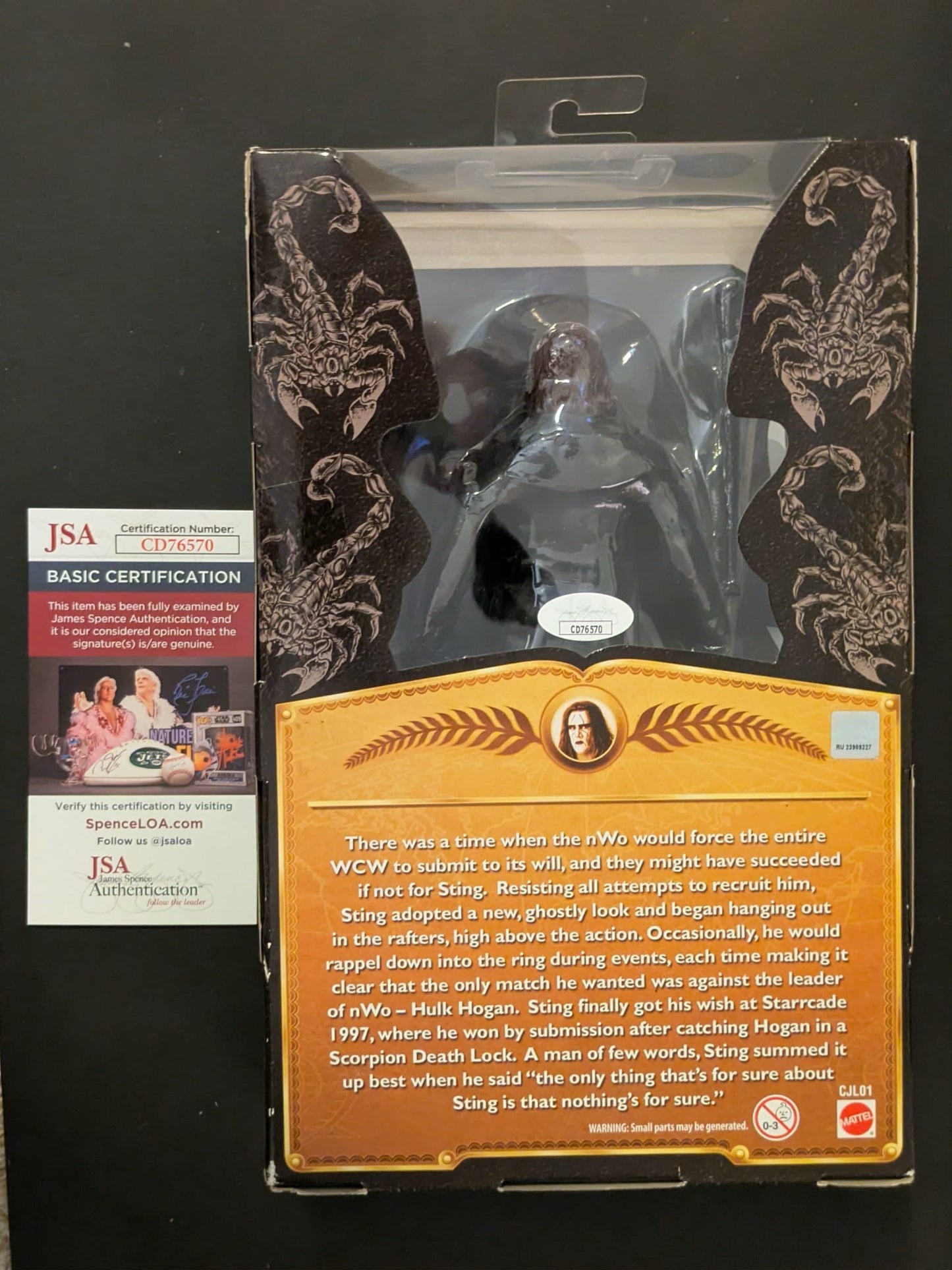 Holiday Special - Sting Defining Moments Crow Signed Figure JSA COA