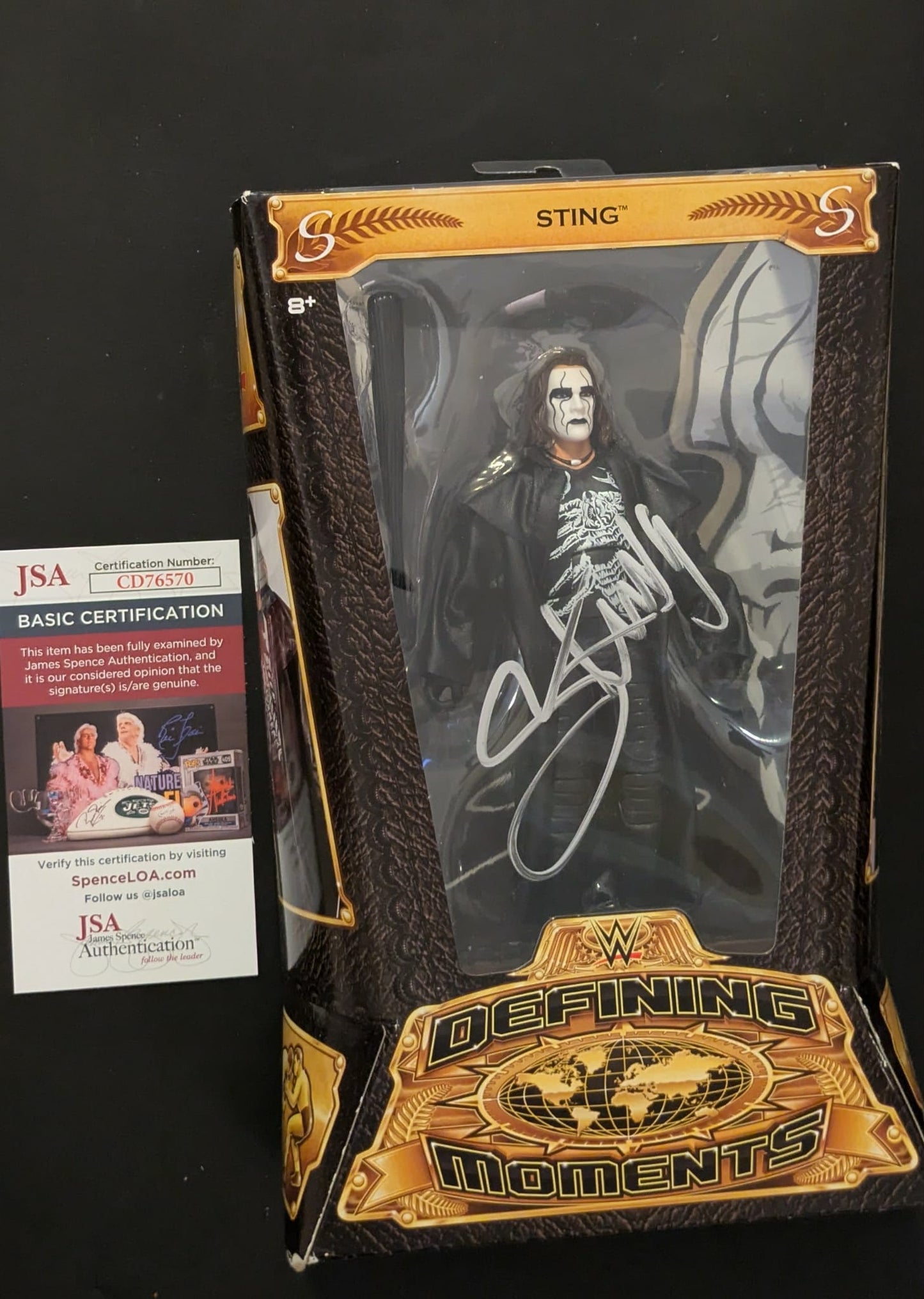Holiday Special - Sting Defining Moments Crow Signed Figure JSA COA