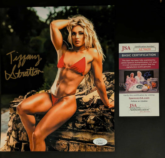 Tiffany Stratton Pose 1 Signed Photo JSA COA