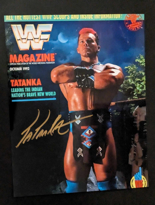 Tatanka Pose 3 Signed Photo COA