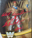 Tatanka WWE Elite Series 9 Legends Figure Signed COA