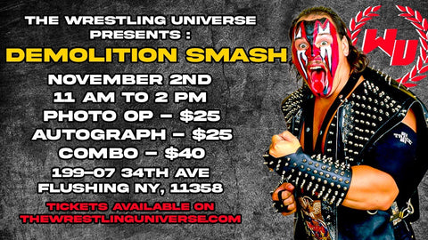 In-Store Meet & Greet with Demolition SMASH Sat Nov 2nd 11AM-2PM