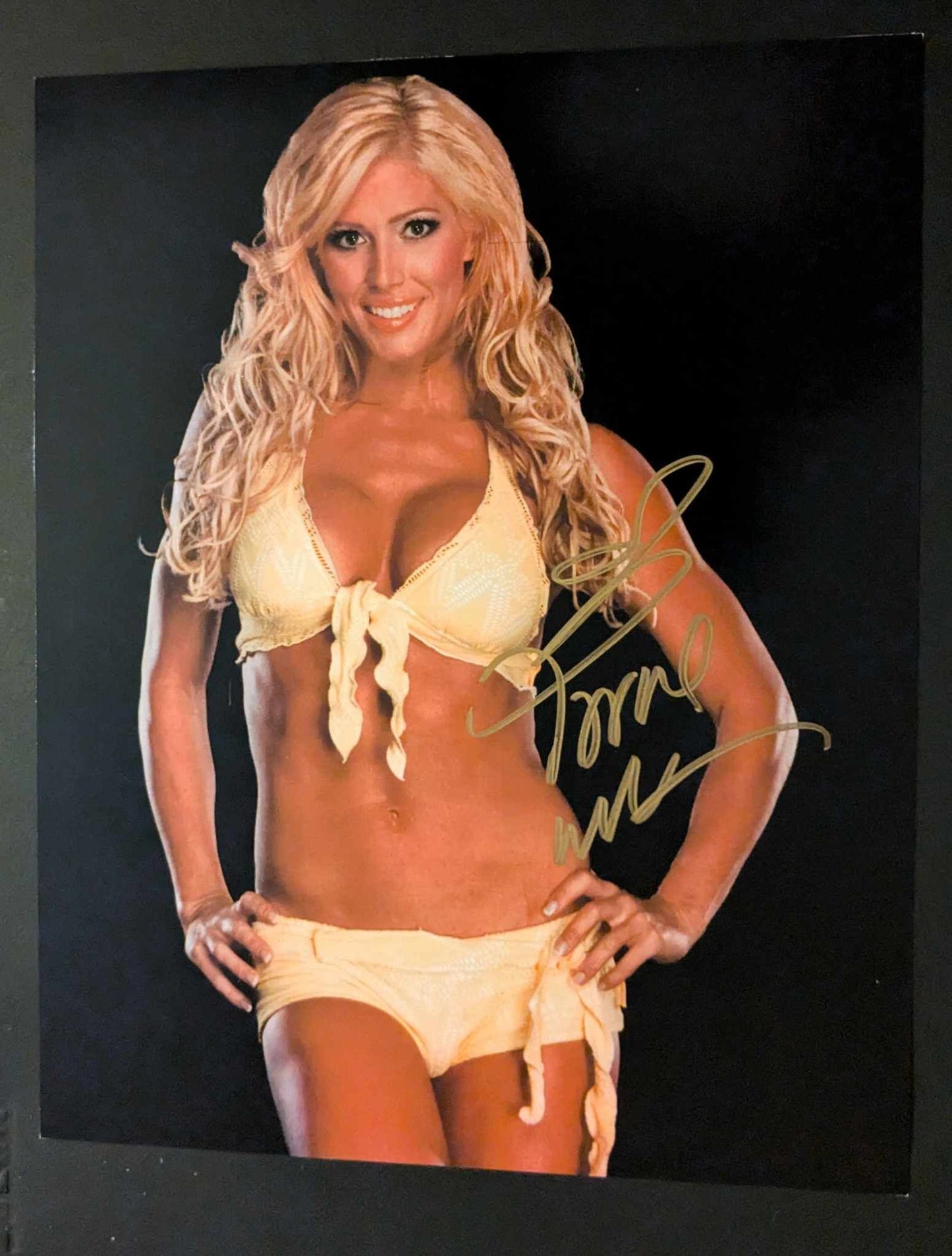 Torrie Wilson Pose 3 Signed Photo COA