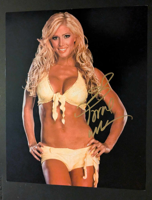 Torrie Wilson Pose 3 Signed Photo COA