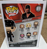 Undertaker Signed WWE Funko Pop 81 Exclusive JSA COA