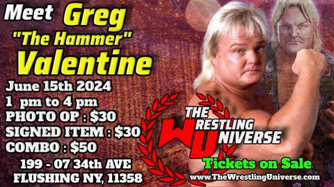In-Store Meet & Greet with Greg "The Hammer" Valentine Sat June 15th 1-4PM