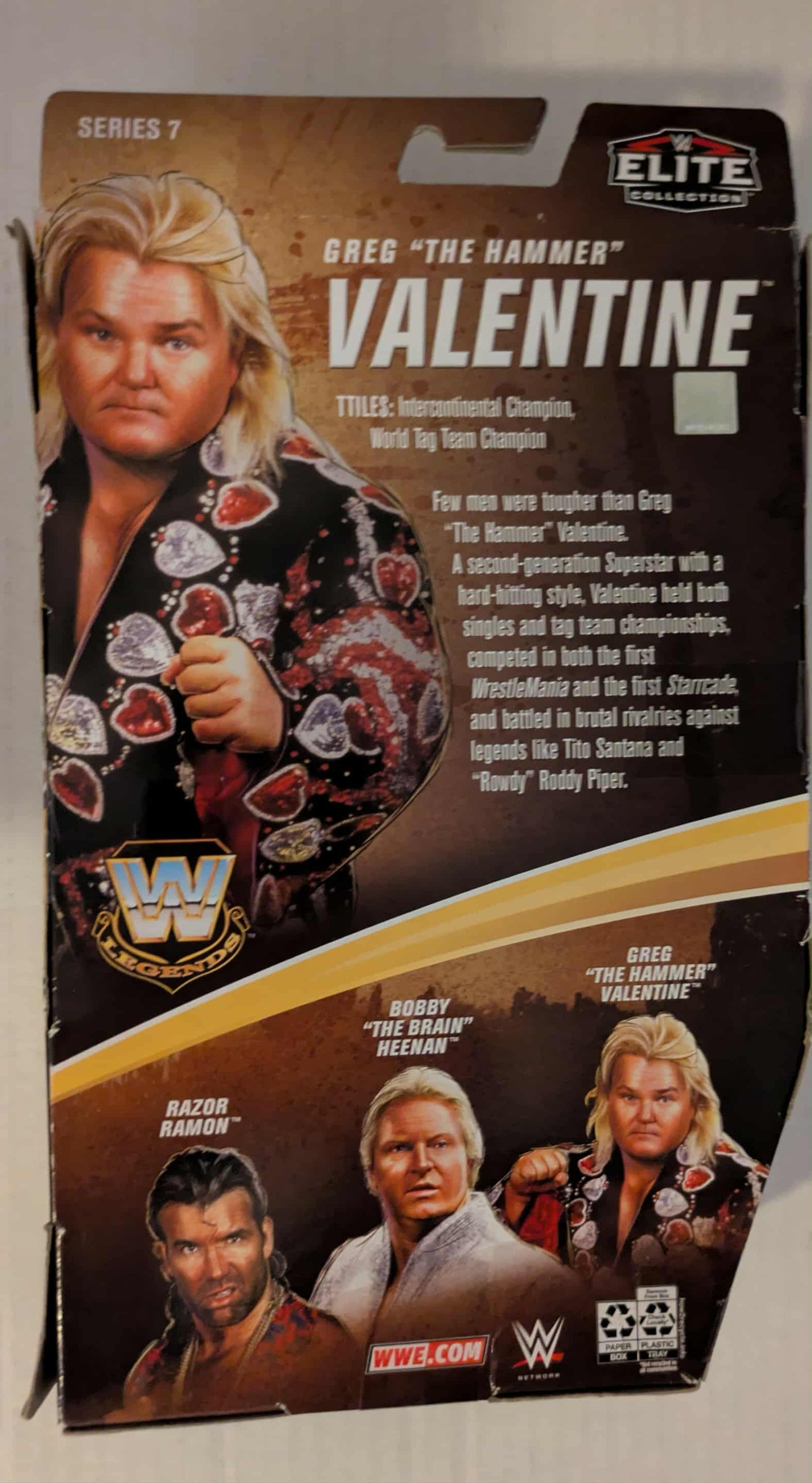 Greg Valentine Signed WWE Elite Legends Series 7 Action Figure COA