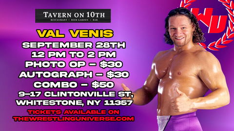 In-Store Meet & Greet with Val Venis on September 28th from 12-2pm