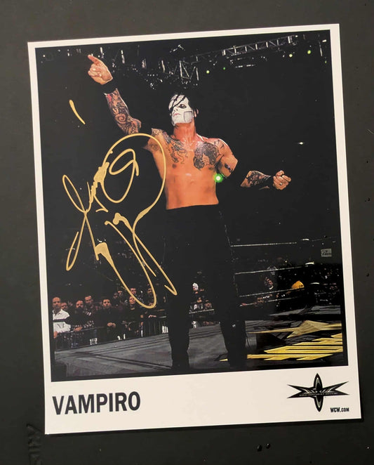 Vampiro Signed Photo (Has Smudge)