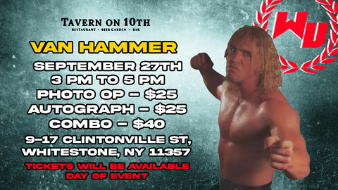 In-Store Meet & Greet with VAN HAMMER on September 27th from 3-5pm