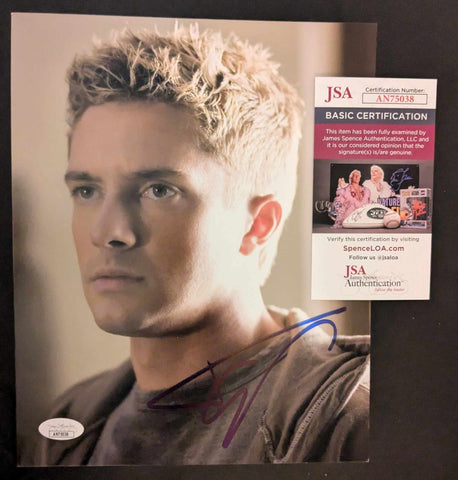 Topher Grace (Eddie Brock/Venom) Signed Photo JSA COA