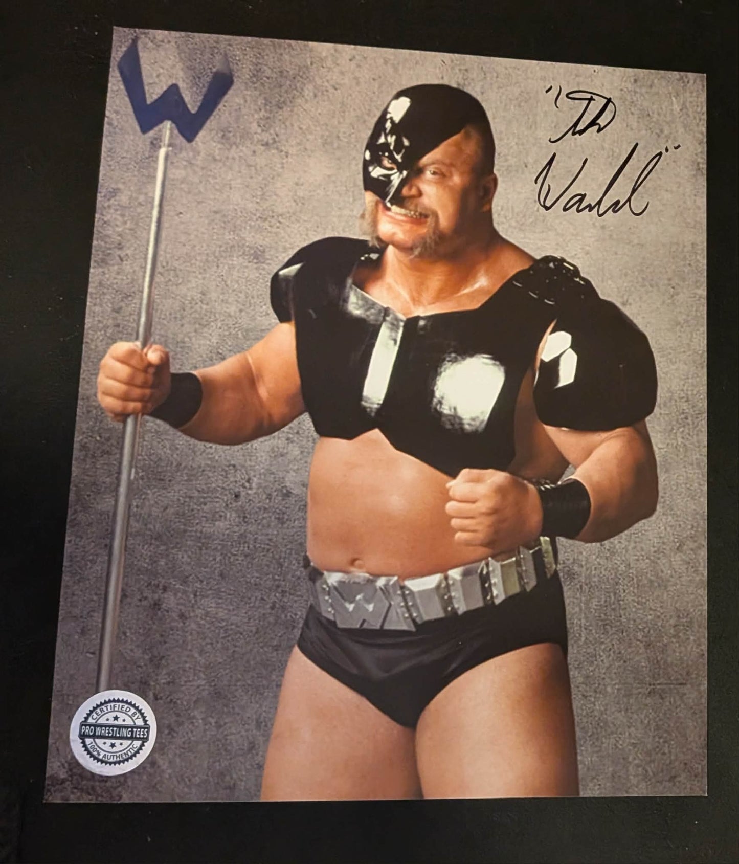 The Warlord Pro Wrestling Tees Signed Photo