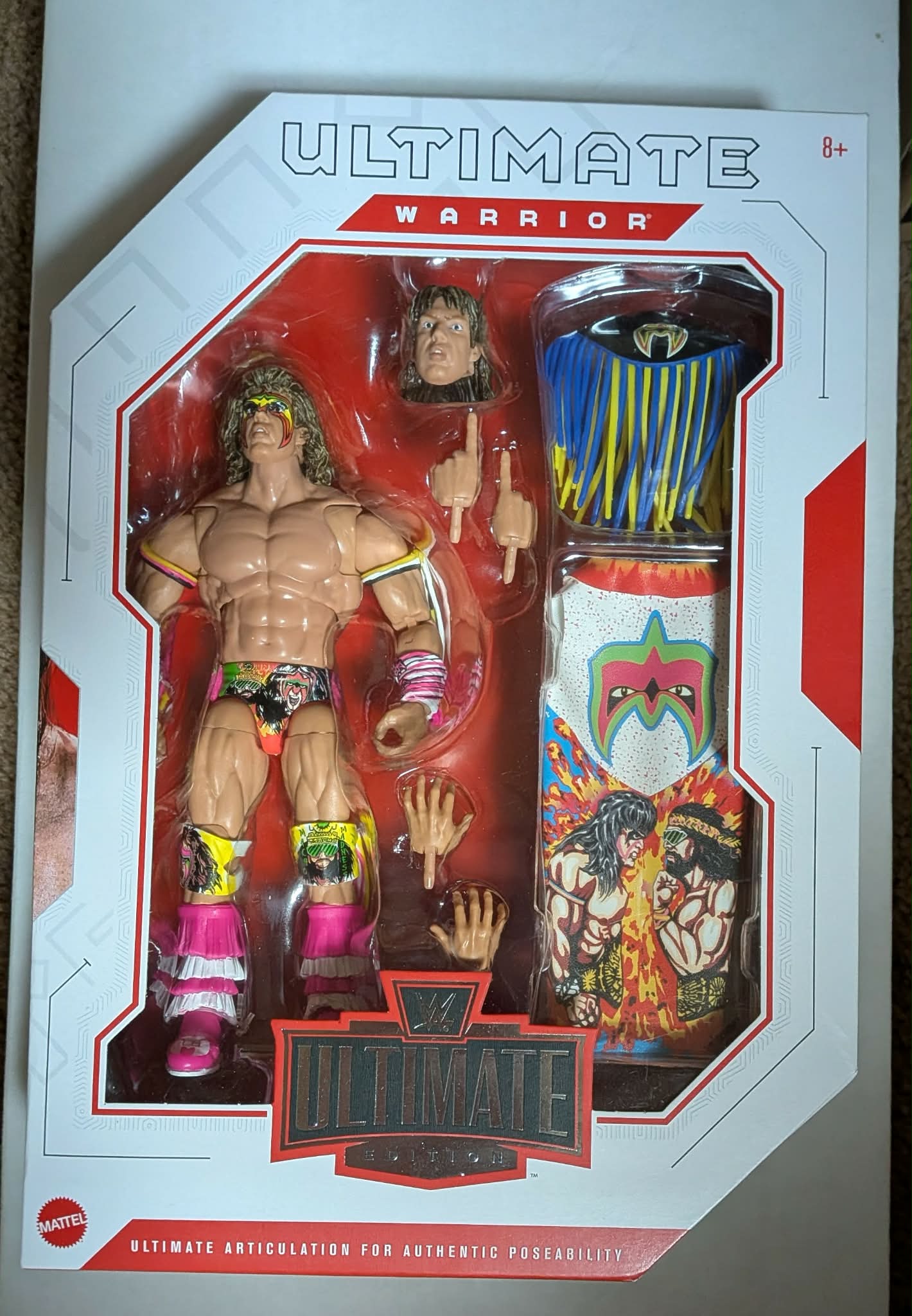 Ultimate Warrior WWE Mattel Ultimate Edition Elite Action Figure