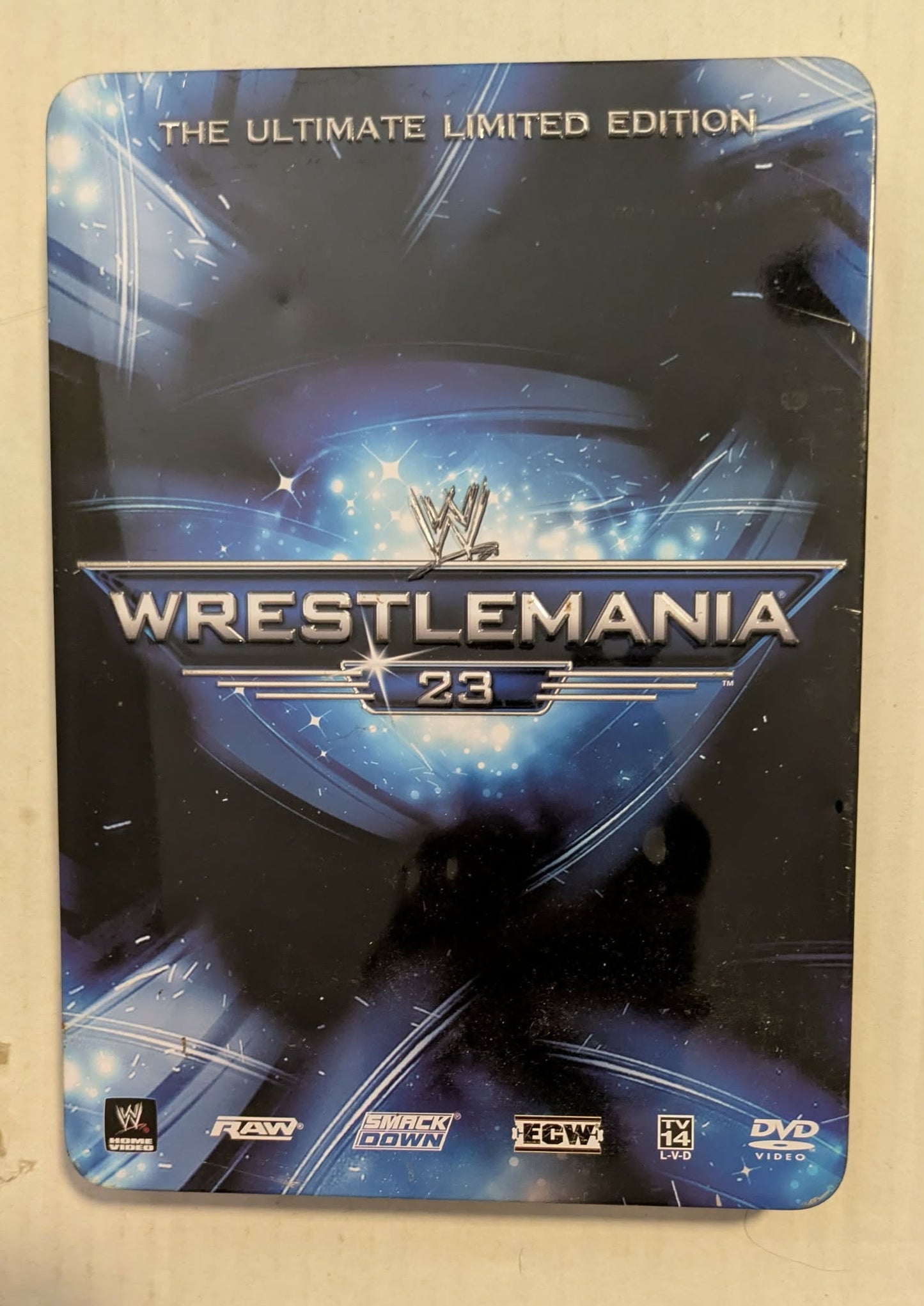 Wrestlemania 23 WWE DVD 3 Disc Set The Ultimate Limited Edition Tin