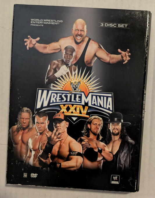 WWE Wrestlemania 24 DVD (3-Disc Set)