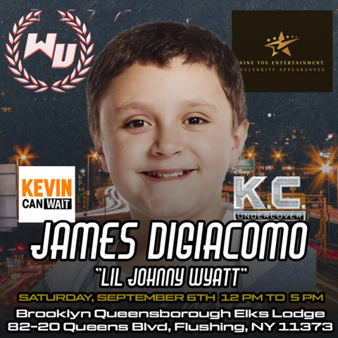 Meet & Greet with James Digiacomo Lil Johnny Wyatt @ Collectibles Con 9/6